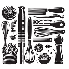 Black Color Zester Silhouette Vector Illustration, Solid White Background