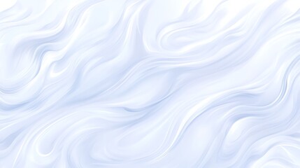 Obraz premium Abstract illustration featuring fluid swirling shapes in a white and blue hue