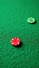 Close-up of textured green felt, casino background, abstract, material