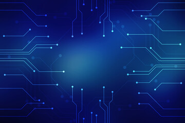 Abstract futuristic circuit board Illustration, Circuit board with various technology elements. Abstract Futuristic technology lines
