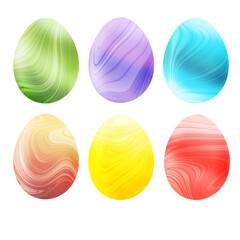 Colorful easter eggs