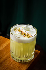 tasty cocktail on the table