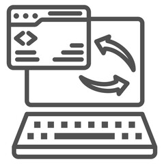 Data Share Outline Icon