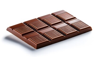 3D illustration of Chocolate Bar isolated on a white background.