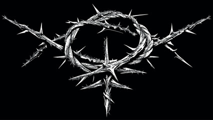 Print unreadable death metal vector