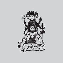 Kanifnath Maharaj and dattaguru Vector art
A sacred and detailed vector illustration of Shri Kanifnath Maharaj and Dattaguru, representing divine wisdom, spiritual guidance, and devotion