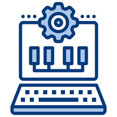 Programming Blue Icon