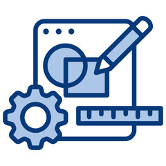 Edit Tool Blue Icon