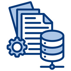 Data Blue Icon