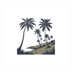 Palm-Lined Shores: A Coastal Dreamscape