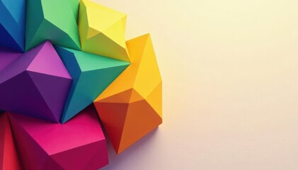 Geometric abstract shapes, vibrant color blocks , geometric shapes, colorful blocks