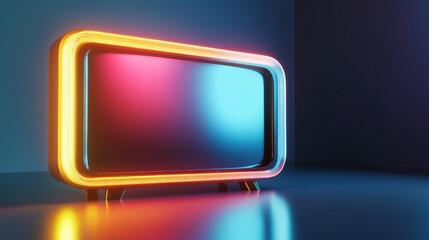 Retro tv with no signal message,vintage style tv with antenna, test pattern Vector stock,3D Illustration of old style wooden case TV,monitor with a rainbow,TV does not receive tv signal.