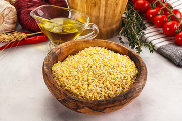 Italian cuisine - dry stelline pasta