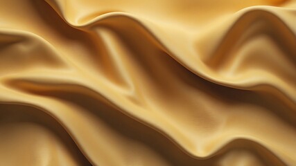 Fototapeta premium Gold silk satin fabric background. 