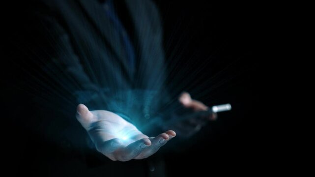 Business person engages in networking, building valuable connections. Effective people networking strategies to broaden professional network and opportunities UUID