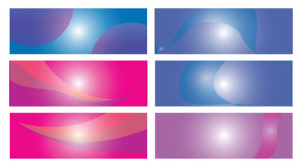 Fototapeta premium Abstract Gradient Backgrounds (8)