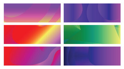 Fototapeta premium Abstract Gradient Backgrounds