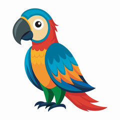 Fototapeta premium Parrot vector and illustration.
