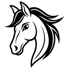horse head vector