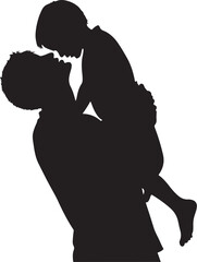 Mother & Child Love Silhouette Bundle | Heartwarming Family SVG Pack