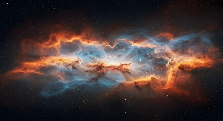 Fototapeta premium Nebulosa abstracta del espacio exterior de la Tierra
