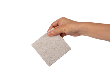 Props for product photography in hand on a transparent background