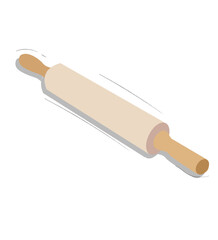 rolling pin.Rolling pin icon. Kitchen tools