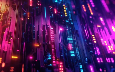Colorful Abstract Lights Background with Glowing and Shiny Effects for Celebration and Party Themes