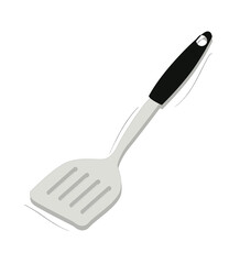 kitchen spatula clipart vector illustration.