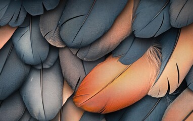 A sensual close-up of a bird of paradise mimics the vibrant red and yellow of a macaw's leg