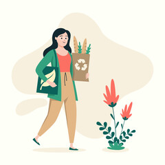 Go Green Campaign Illustration