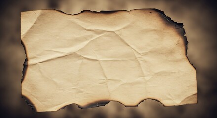 Burned parchment paper texture dramatic lighting. AI Generated