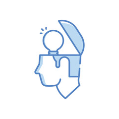 Open Mindedness  Vector icon