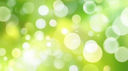 Fototapeta premium An artistic representation of green bokeh, perfect for various designs.