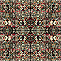 seamless pattern with geometric elements