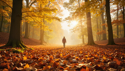 Spider weaving a web in morning light, delicate beauty of nature