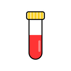 A vector illustration of blood biomarker.