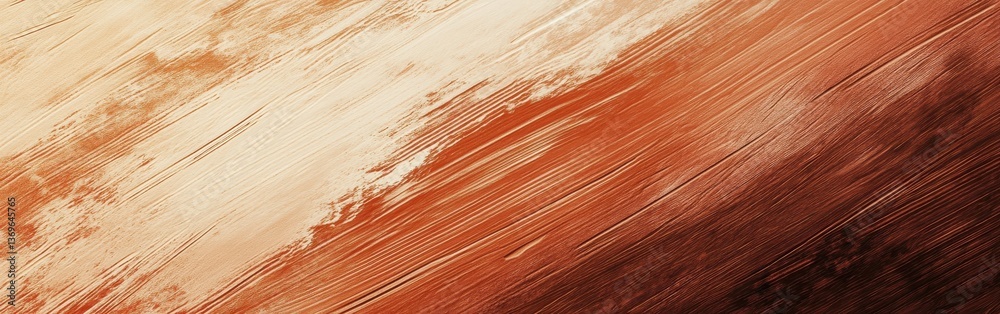 Aufkleber exploring warm amber shades through abstract pencil strokes in a gradient design