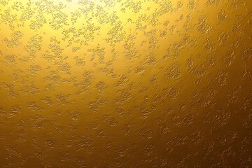 Textured golden background abstract art digital design bright environment close-up view