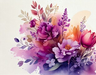 cute vector background of love and valentine day with pink heart balloon flouting on pink sky with clouds and rainbow. origami, paper cut style.