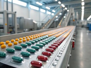 factory making pills 