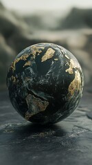3d earth planet shape