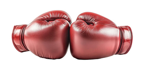 boxing gloves on white