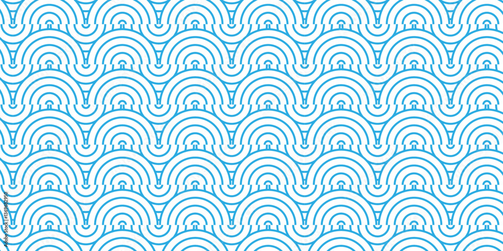 Poster overlapping pattern minimal diamond geometric waves spiral transparent and abstract circle wave line