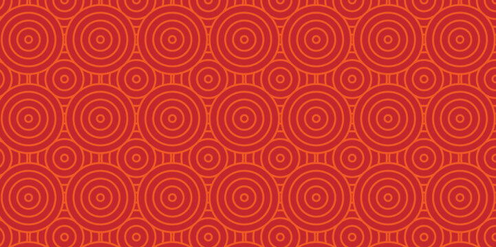 Overlapping creative diamond circle abstract red pattern waves texture. geometric digital fabric pattern circles fabric pattern use for template, material, element, ornament background.	
