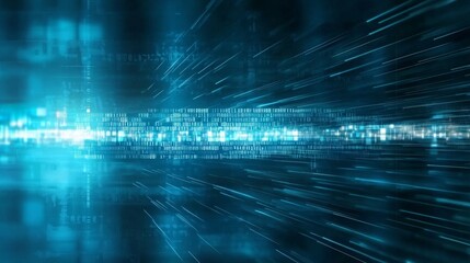 A stunning visualization that embodies the dynamic nature of digital information flow.