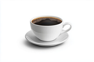 Obraz premium Amazing tasty coffee cup of hot espresso 