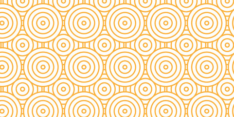 Overlapping creative diamond circle abstract orange pattern waves texture. geometric digital fabric pattern circles fabric pattern use for template, material, element, ornament background.
