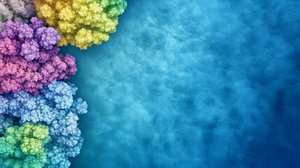 Vibrant Coral Reef with Colorful Fish Swimming in a Mesmerizing and Lively Underwater Scene