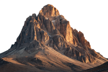 Majestic Mountain Peak at Sunrise Golden Hour Landscape Photography